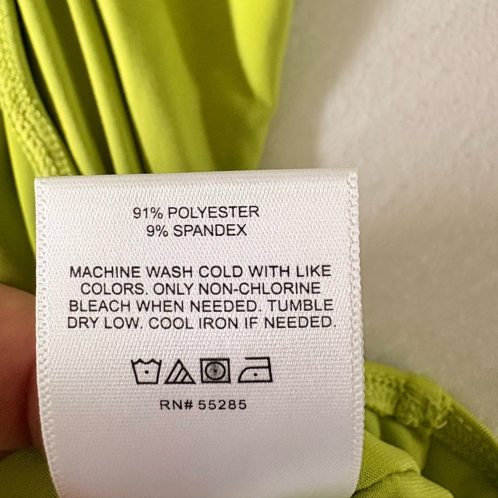 EXPRESS Body Contour Collection Lime green Bodysuit - Picture 3 of 5